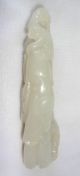 20ct Chinese White Jade Reticulated Carving Of God Of Longevity (coom) Other photo 8