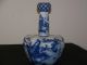 Chinese Kangxi Under Glaze Mark Blue & White Tulip Vase Vases photo 9