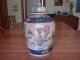Chinese Porcelain Pottery Covered Temple Tea Jar Vase 1900 ' S Vases photo 3