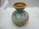 Old Chinese Pottery Green Glaze Vase - Argentation - Han Dnasty 687 Vases photo 6