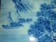 Chinese Antique Blue White Porcelain Plaque Tile Other photo 5