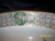 17 - 18th C Chinese Porcelain Plate / Platter Famille Rose Enamel Painted Vases photo 2