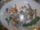 17 - 18th C Chinese Porcelain Plate / Platter Famille Rose Enamel Painted Vases photo 3