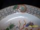 17 - 18th C Chinese Porcelain Plate / Platter Famille Rose Enamel Painted Vases photo 4