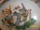 17 - 18th C Chinese Porcelain Plate / Platter Famille Rose Enamel Painted Vases photo 6