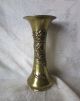 Dragon Vase Antique Chinese Tall Brass Vases photo 2