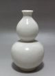 Unusual Chinese White Porcelain Carved Phoenix Gourd Vase Vases photo 1
