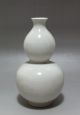 Unusual Chinese White Porcelain Carved Phoenix Gourd Vase Vases photo 2