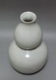 Unusual Chinese White Porcelain Carved Phoenix Gourd Vase Vases photo 3