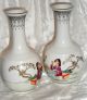 2 Chinese Republic Famille Poem Calligraphy Porcelain Mirror Image Vases Signed Vases photo 7