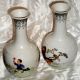 2 Chinese Republic Famille Poem Calligraphy Porcelain Mirror Image Vases Signed Vases photo 8