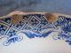 Antique Agode P Regout Asian Stoneware Bowl Cobalt Blue Other photo 5