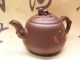 Chinese Yixing Embossed Painting Peaches And Bats Zisha Teapot Teapots photo 2