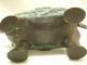 Vintage Chinese Iron Ram Figural Box Vases photo 5