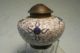 Antique Closisonne Salt & Peppers Shakers With Dragons Very Old Enamel On Brass Other photo 4