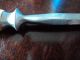 Antique Carving Set With Carved Oxbone Alligator Handles Unusual Crocodile Other photo 8