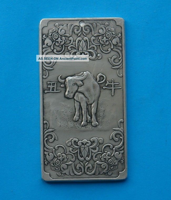 Old Chinses Exquisite Relief Antique Sculpture Zodiac - Cow Other photo