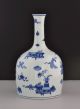 A Blue And White Globular Bottle Vase Vases photo 3
