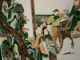 Antique Large Kangxi Famille Verte Chinese Plaque Qing Guangxu Tile Perfect Best Vases photo 6