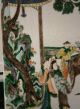 Antique Large Kangxi Famille Verte Chinese Plaque Qing Guangxu Tile Perfect Best Vases photo 7