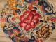 Antique Chinese Embroidery Embroidered Silk Robe Medallion Satin Stitch Flower Robes & Textiles photo 2