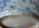 Antique Chinese Blue & White Shallow Bowl/plate Middle Ming Dynasty Flowers Vine Bowls photo 10