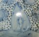 Antique Chinese Blue & White Shallow Bowl/plate Middle Ming Dynasty Flowers Vine Bowls photo 2
