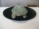 Fine Antique Chinese Carved Green & Lavender Jade Turtle Other photo 6