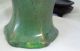 19ct Chinese Guang Dong Ware Hexagonal Olive Green Thickly Glazed Vase Vases photo 7