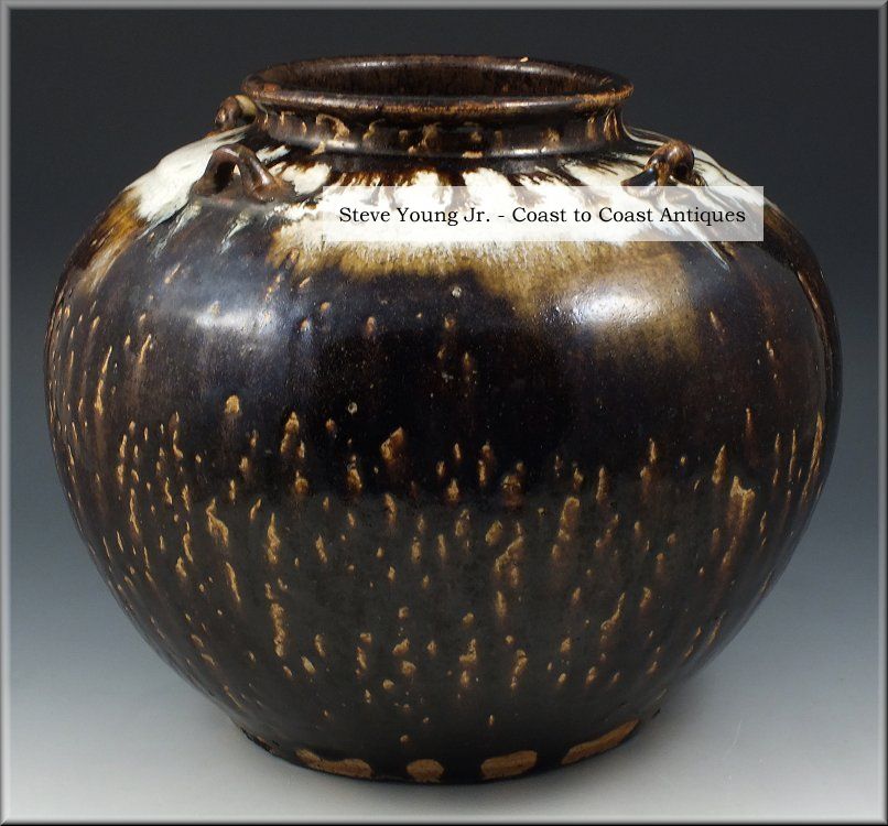 Large Antique Chinese Song Dynasty Pottery Jar W/ Rich Glaze Vases photo