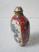 Chinese Qing Dynasty Qianlong Year Porcelain Snuff Bottle Dragon Snuff Bottles photo 5
