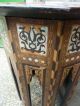Moorish Side Table Heavily Inlaid For Restoration Middle East photo 6