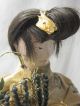 Antique Chinese Female Doll,  Wood,  Paper And Silk Other photo 6