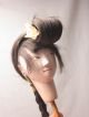 Antique Chinese Female Doll,  Wood,  Paper And Silk Other photo 7