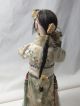 Antique Chinese Female Doll,  Wood,  Paper And Silk Other photo 8