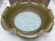 Chinese Cerami Bowl - Green Glaze - Frilled - Celadon Ice Cracks - W/box 696 Bowls photo 2