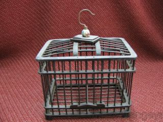 Chinese Tradition Rosewood Carved Birdcage photo