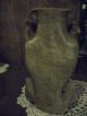 Fabulous Ancient Chinese Hand - Carved Green Soapstone Vase With Flowers And Birds Vases photo 1