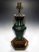 Early 20th Century Chinese Famille Noire Vase Lamp Vases photo 2