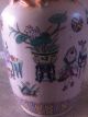 Antique Chinese Vase With Famille Rose Foo Dog Handles Applied Lizards Vases photo 4