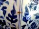Antique Chinese Porcelain Octagon Blue And White Flower Vase Vases photo 11