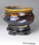 Rare Antique Black Glazed Furnace / Small Pot Deco With Beast Head Free Shippin Other photo 2