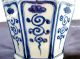 Antique Chinese Porcelain Octagon Blue And White Pheonix Vase Vases photo 8