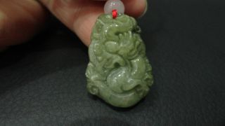 Chinese Natural Jade/jadeite Pendant/zodiac One Of Dragon photo