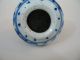 Antique Chinese Blue And White Porcelain Small Jar,  Late Qing Dynasty Vases photo 5