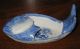 Antique Japanese Blue & White Underglaze Arita Decorated Fish Shaped Bone Dish Bowls photo 2