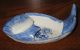 Antique Japanese Blue & White Underglaze Arita Decorated Fish Shaped Bone Dish Bowls photo 5