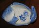 Antique Japanese Blue & White Underglaze Arita Decorated Fish Shaped Bone Dish Bowls photo 7