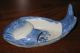 Antique Japanese Blue & White Underglaze Arita Decorated Fish Shaped Bone Dish Bowls photo 8