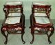5654: Chinese Rosewood & Marble Set 2 Tables Qualtiy Tables photo 2